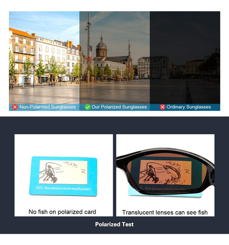 Hombre Y Mujer Gafas De Sol Ligeras Deportivas Polarizadas 1