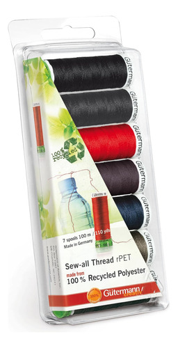 Bobinas Gütermann Poly Sew All Thread R-pet 7: