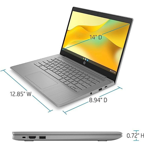 Laptop Hp Chromebook 2023 Intel Celeron N4120 4gb Ram 64gb E