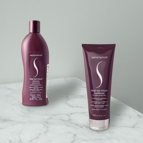 Kit Senscience True Hue Violet Duo Máscara Intensif E Óleo