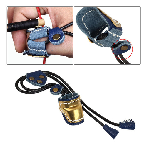Anillos Para El Pulgar De Tiro Con Arco, Accesorios Azul