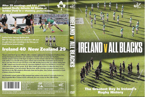 Ireland V All Blacks Dvd Original Nuevo Rugby Max_wal