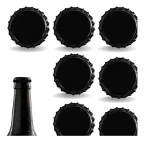 Comprar 1000,tampinhas Rolha Coroa Pry Off  Preta Cerveja Artesanal