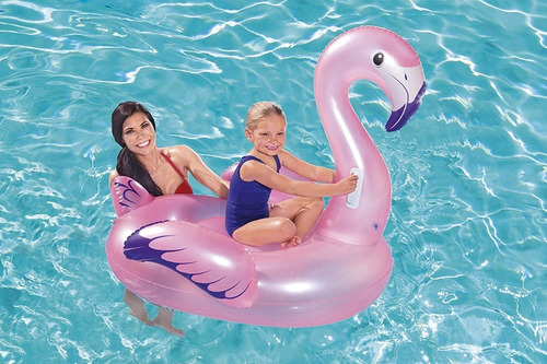 Imagen 2 de 4 de Flotador De Flamingo Inflable 1.27m X 1.27m