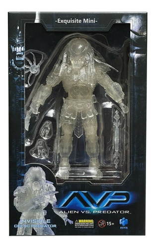 Figura Invisible Celtic Predator Alien Vs Predator Mini Hiya
