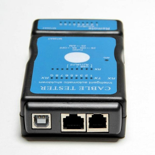 Testador De Cabos Rj45 / Rj11 / Usb Profissional Remoto