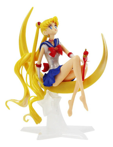 Figura Sailor Moon Serena Tsukino 15cm - Luna