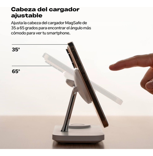 Stand Cargador Inalambrico Ringke Qi2 Compatible Magsafe