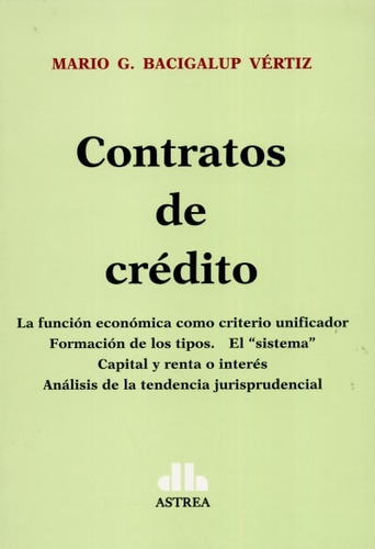 Libro Contratos De Crédito