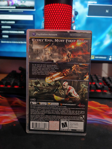 God Of War Ghost Of Sparta Psp (Reacondicionado)