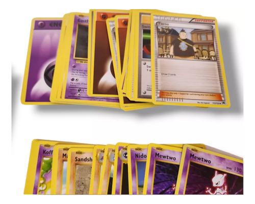 Mazo Pokémon Mewtwo Evolutions Foliado En Inglés