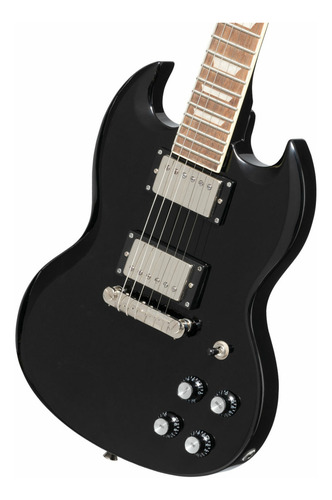 Guitarra Electrica EpiPhone Power Players Sg Dark Matter Color Negro