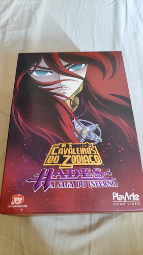 Dvd Os Cavaleiros Do Zodíaco Hades (inferno) Vol 1, 2, 3 E 4