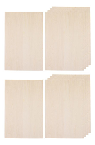 2x 10pcs Diy Balsa Inacabado Llano Para Manualidades Barco