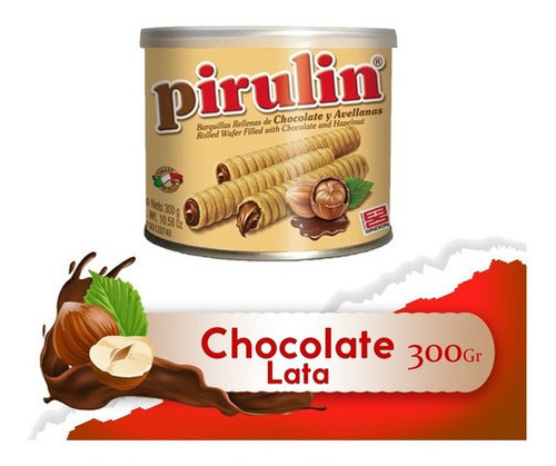 Pirulin Chocolate Lata/envase 300g