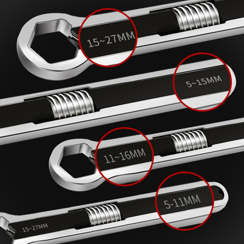 Llave Ajustable Multifunción Llave Doble Cabeza Universal