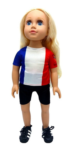Imagen 2 de 6 de Conjunto Deportivo Futbol Ropa Muñecas 45 Cm/18 PuLG Witty G