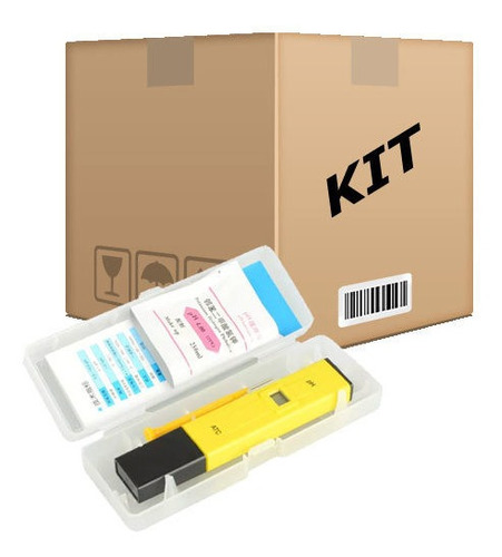 Kit 10 Medidores Ph Digital - Soluções, Água Doce Ou Salgada