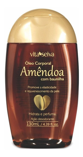 Óleo Corporal Amêndoa Com Baunilha Vita Seiva 130ml