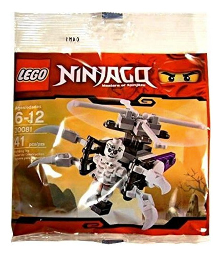 Lego Ninjago: Juego De Helicóptero Esqueleto 30081 (empaqu