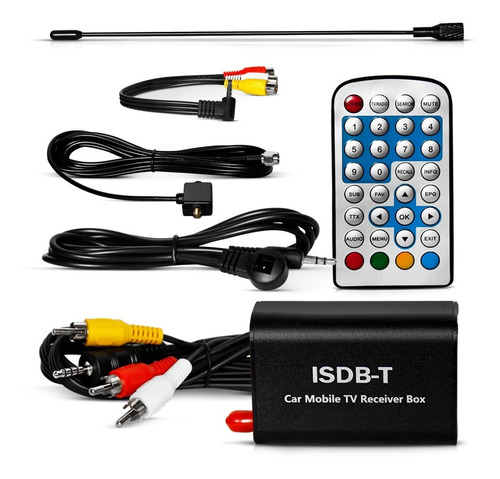 Imagem 1 de 3 de Antena Receptor Digital Tv Dvd Automotivo