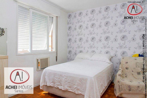 Imagem 21 de 30 de Apartamento Com 3 Dormitórios Sendo 1 Suíte, Dependência Completa, 1 Vaga Demarcada, À Venda, 147 M² Por R$ 650.000 - Boqueirão - Santos/sp - Ap10732