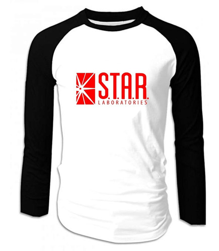 Camiseta Star Laboratories Manga Larga Camibuso