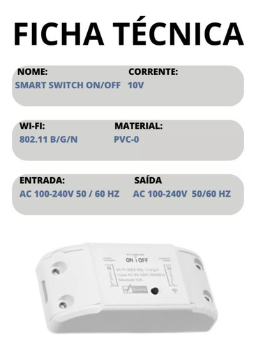 Interruptor Inteligente Compativel Alexa Para Automação Wifi Branco