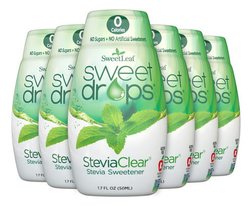 Sweetleaf Sweet Drops Stevia Edulcorante Líquido Transparen