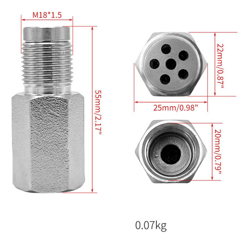 Adaptador De Sensor De Oxígeno Extensor De Sensor De