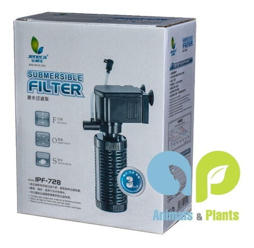 Filtro O Cabeza Poder Para Acuarios Pecera 720 Litros / Hora