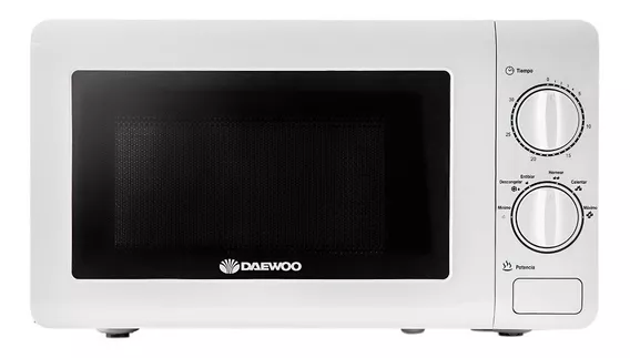 Microondas Daewoo D120m - Blanco 20lts - 220v