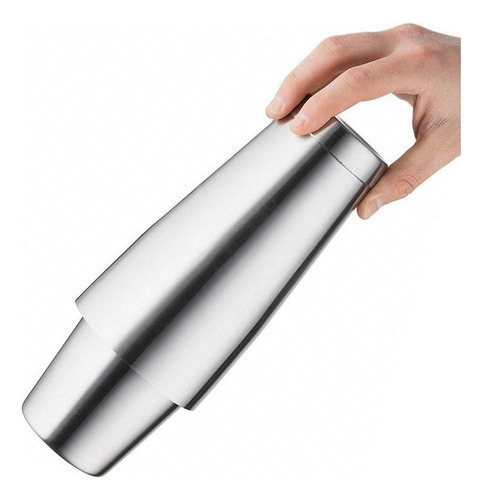 Coctelera profesional Boston de acero inoxidable para bebidas en barra de 750 ml