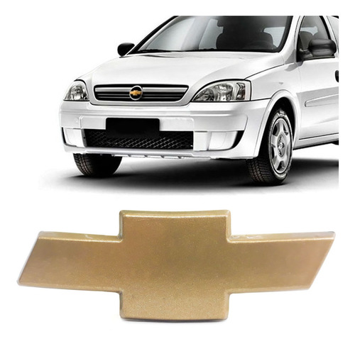 Emblema Da Grade Dianteira Corsa Montana 2002 A 2012 Dourado