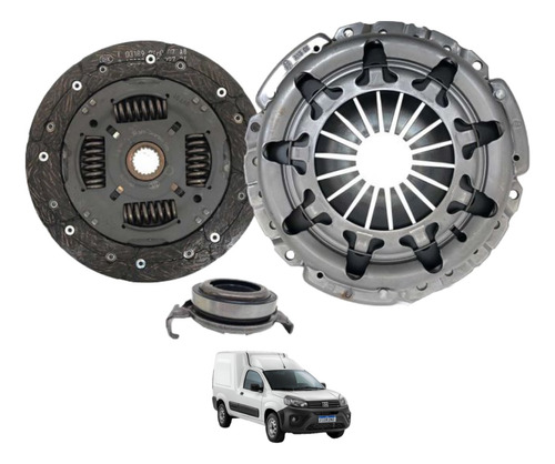 Kit De Embrague Fiat Fiorino 1.3/1.4 Rapid (c/roda) 2005