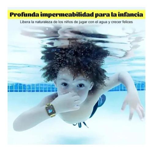 Reloj Inteligente Con Gps Y Llama, Impermeable, Para Niños Y