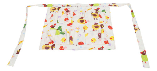 Delantal Protector Recolector De Huevos Con Múltiples Bolsil