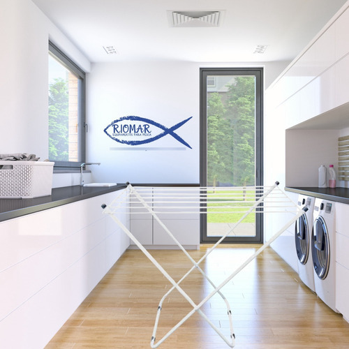 Varal De Chão Sem Abas Apartamento Branco Full