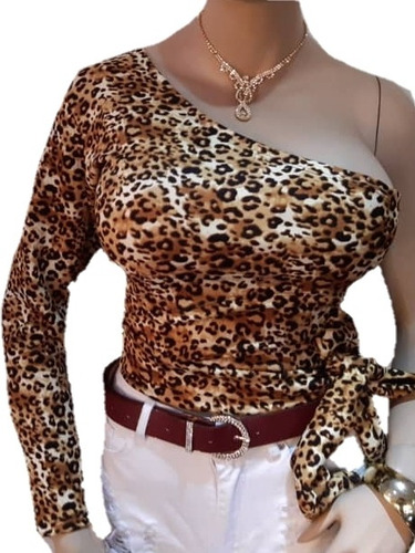 Blusas Animal Print De Dama. Elegante,casual O De Vestir