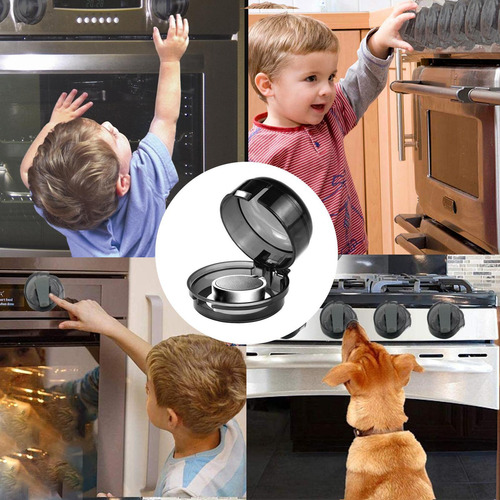 Cubierta Para Perillas De Estufa Cerradura Para Horno A Prue