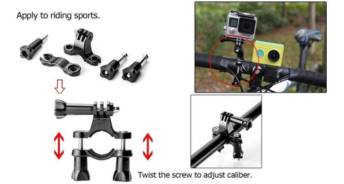 Kit 50 Accesorios Para Camaras Gopro Hero7 Hero6 Hero5 Hero4