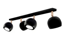 Comprar Lampara Aplique Techo Pared Gioluce Tini-gap-4 Luces Bocha Negro Cobre