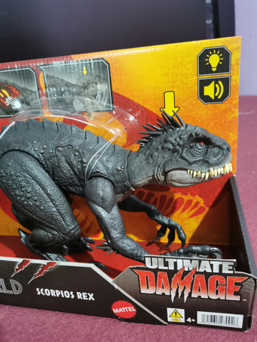 Jurassic World Ultimate Damage Scorpios Rex (Usado)
