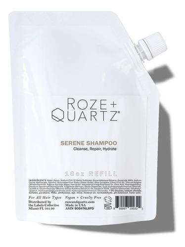 Shampoo Roze + Quartz Serene Com Facet Fix Bond Builder (8