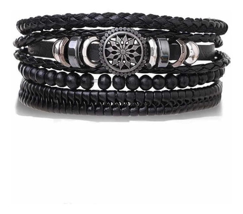 Pulsera Manilla Accesorio De Cuero Hombre Mujer