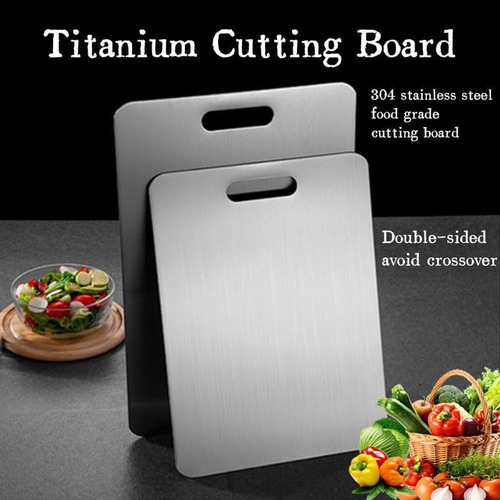 Tablas De Cortar Saludable De Titanio Para Cocina Inoxidable