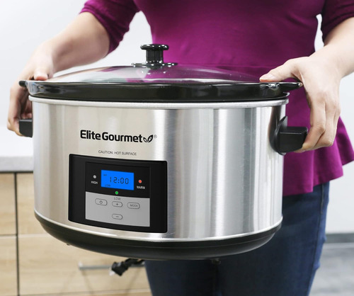 Olla Digital Elite Platinum 8.5 Cuartos Maxi-matic