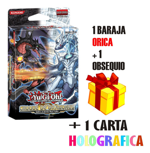 Yugioh Choque De Dragones 45 Cartas Español Oricas Sin Caja