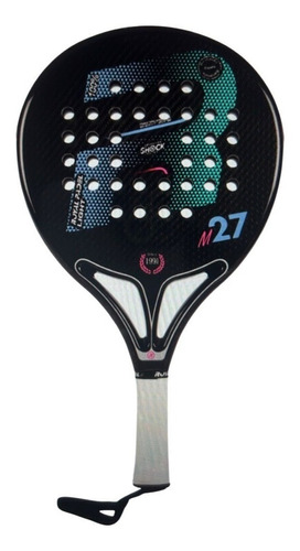 Paleta Royal Padel M27 Light Importada Full Carbono - Olivos