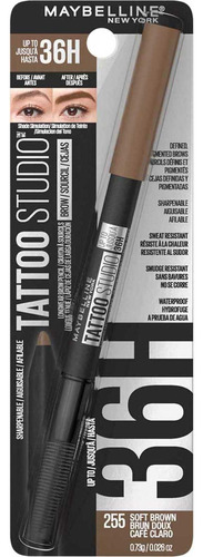 Maybelline Tatto Studio Brown 36hs Lápiz De Cejas